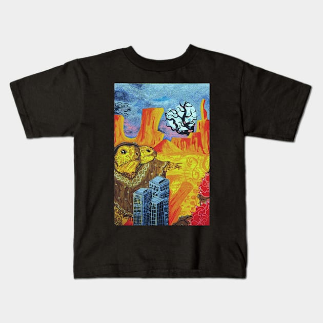 Manifest West Kids T-Shirt by Jacob Wayne Bryner 